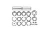 OCAP 0927427 Repair Kit, kingpin